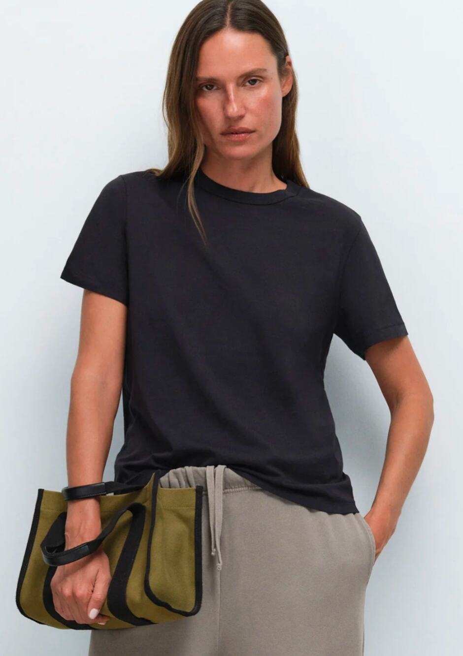 MATE The Label Organic Cotton Classic Tee Shirt Black XS NWT